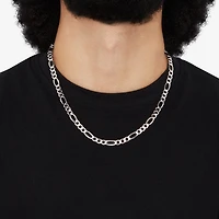 Made Italy Mens 10K Gold 22 Inch Link Necklace