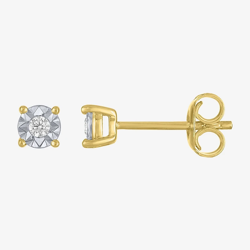 Yes, Please! Womens 1/10 CT. T.W. Lab Grown White Diamond 14K Gold Over Silver 2-pc. Jewelry Set