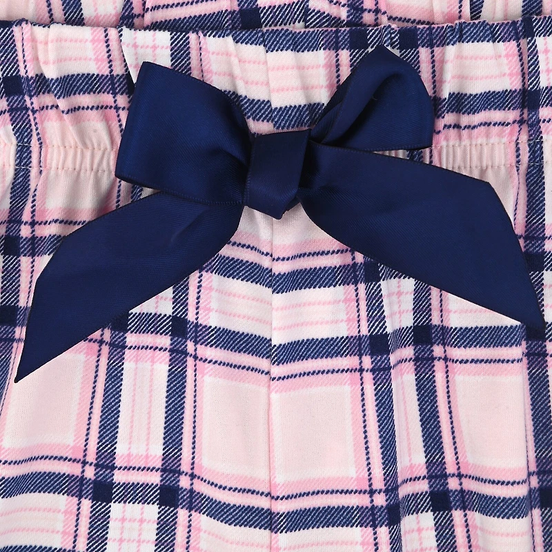 Sleep On It Little & Big Kid Girls Crew Neck Long Sleeve 3-pc. Pajama Set