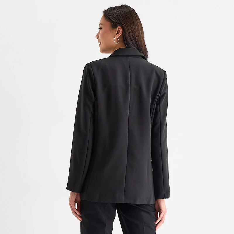 by&by Womens Juniors Regular Fit Blazer
