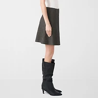 RM Rebecca Minkoff Womens Mid Rise Mini Flared Skirt