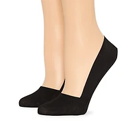 Peds Smooth Edge Low Cut Womens Multi-Pack 2 Pair Liner Socks