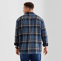 mutual weave Mens Midweight Big and Tall Shirt Jacket