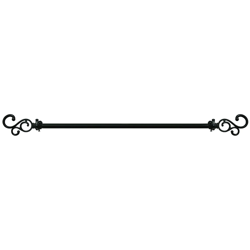 Buono II ¾" Adjustable Curtain Rod with Medley Finial