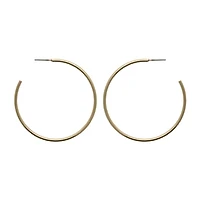 Bold Elements Thin Womens 51.6mm Hoop Earrings