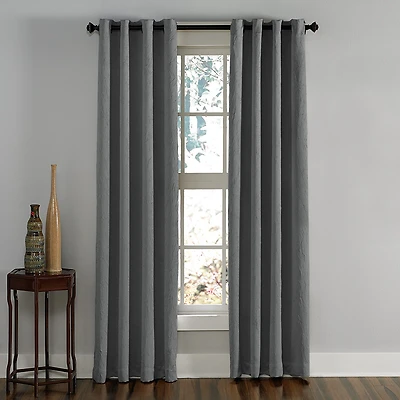 CHF Lenox Grommet Top Light-Filtering Single Curtain Panel