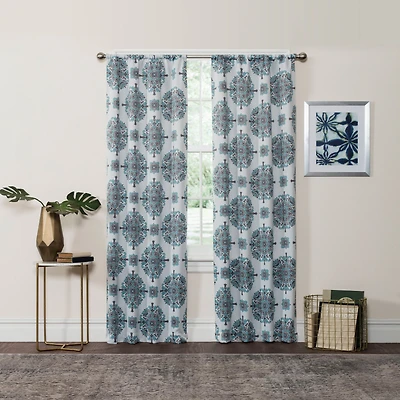Eclipse Olivia Rod Pocket Light-Filtering Single Curtain Panel