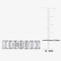 Womens 6 1/3 Ct. T.W. Lab Created White Moissanite 14K Gold Anniversary Engagement Ring