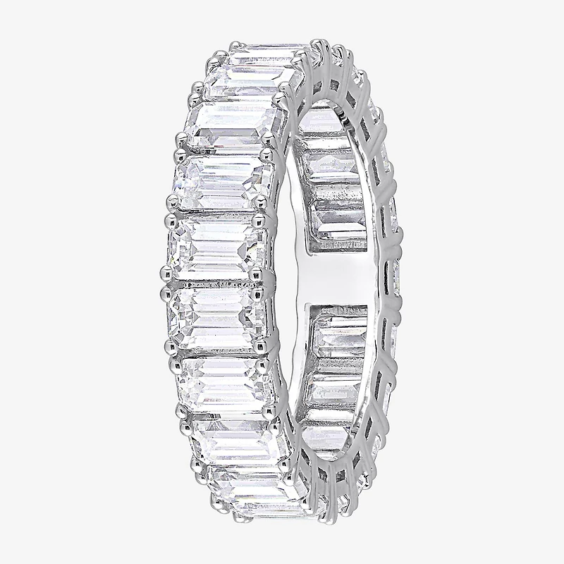Womens 6 1/3 Ct. T.W. Lab Created White Moissanite 14K Gold Anniversary Engagement Ring