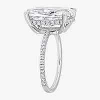 Womens 8 Ct.T.W. Lab Created White Moissanite 10K Gold Engagement Ring