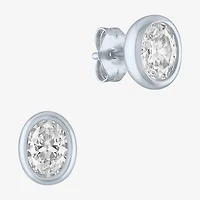 Diamond Addiction (G-H / Si2-I1) 1 CT. T.W. Lab Grown White 14K Gold 8mm Oval Stud Earrings