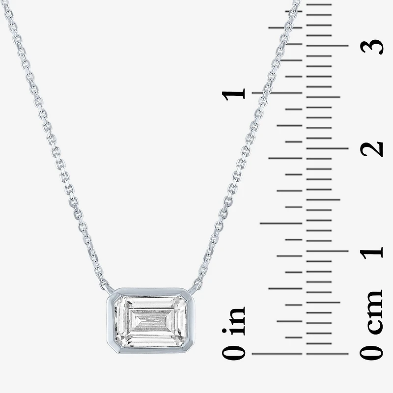 Diamond Addiction (G-H / Si2-I1) Womens 1 CT. T.W. Lab Grown White 14K Gold 18 Inch Pendant Necklace