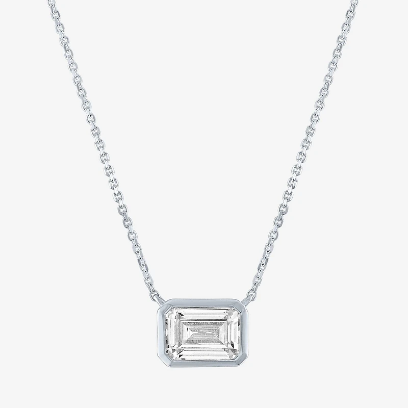Diamond Addiction (G-H / Si2-I1) Womens 1 CT. T.W. Lab Grown White 14K Gold 18 Inch Pendant Necklace