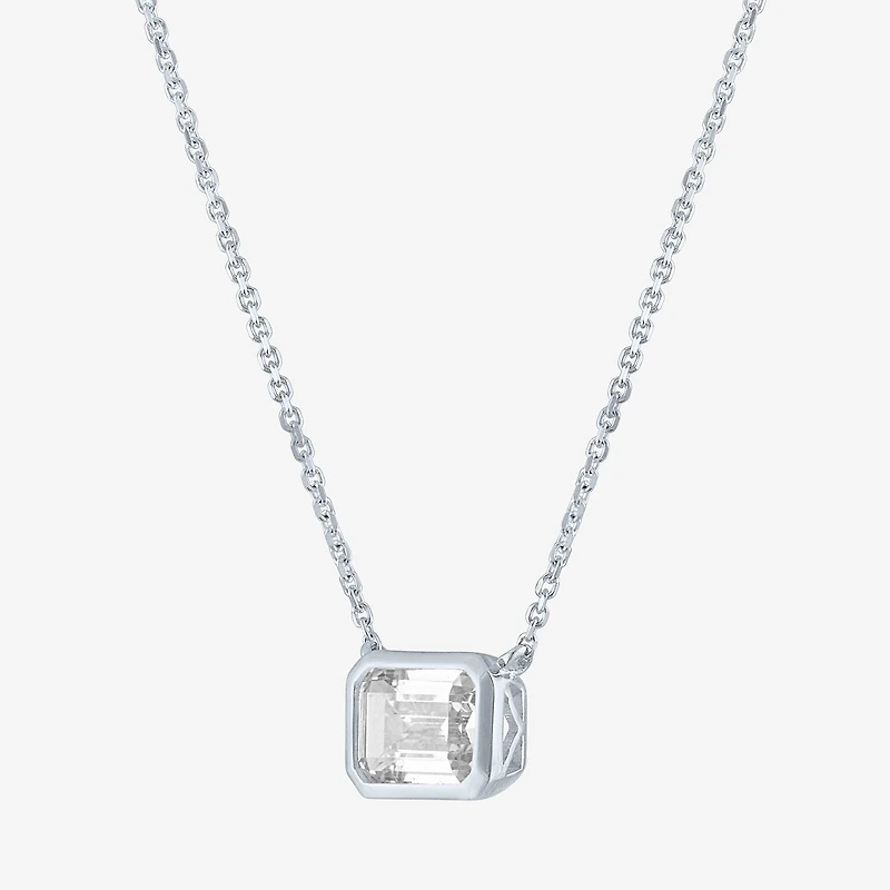 Diamond Addiction (G-H / Si2-I1) Womens 1 CT. T.W. Lab Grown White 14K Gold 18 Inch Pendant Necklace