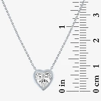 Diamond Addiction (G-H / Si2-I1) Womens 1 CT. T.W. Lab Grown White Diamond 14K Gold Heart 18 Inch Pendant Necklace