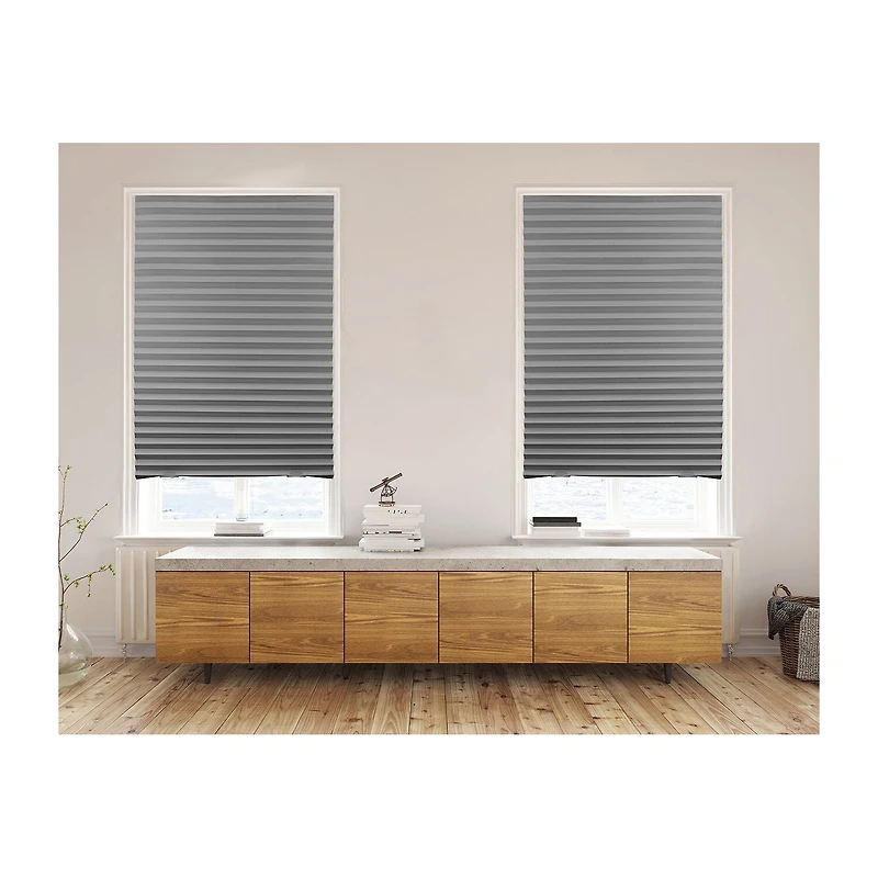 Lumi Home Furnishings Temporary Cordless Room Darkening Pleated Shade