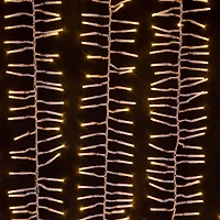 Kurt Adler 480 Light 15.7-Foot Warm White Led Cluster String Lights