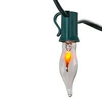 Kurt Adler Ul 10-Light Flicker Flame Longer String Lights