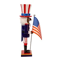 Kurt Adler 15" Patriotic African American Christmas Nutcracker
