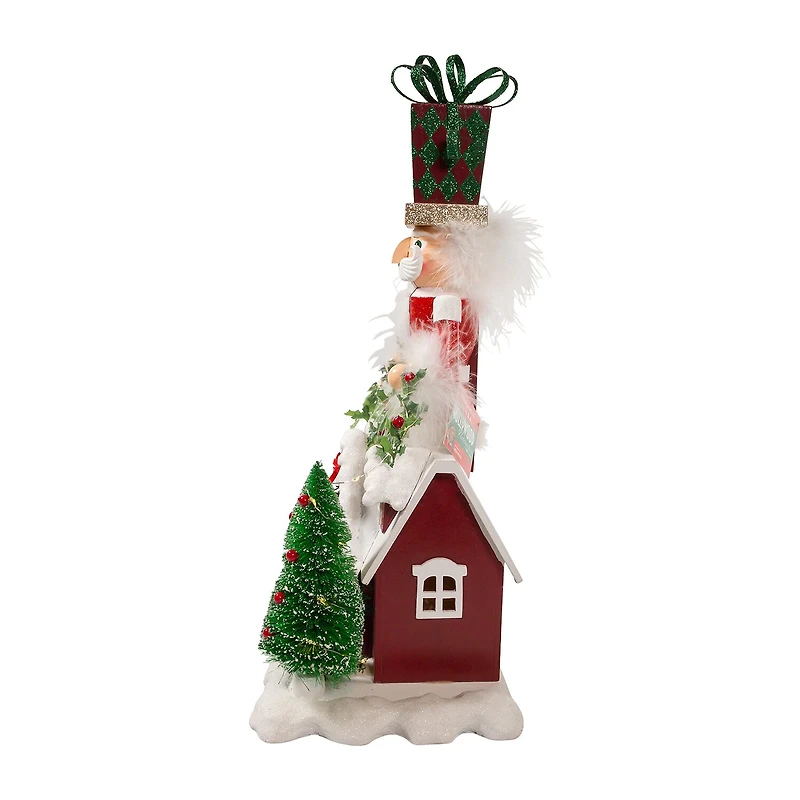Kurt Adler 18in Deck The Halls Musical Christmas Nutcracker
