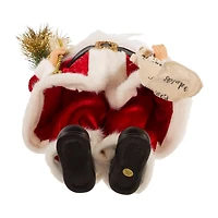 Kurt Adler 17.25-Inch Kringle Klaus Tradition With List Christmas Santa Figurine