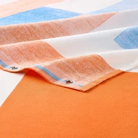 Town And Country Lucy Orange Shower Curtain