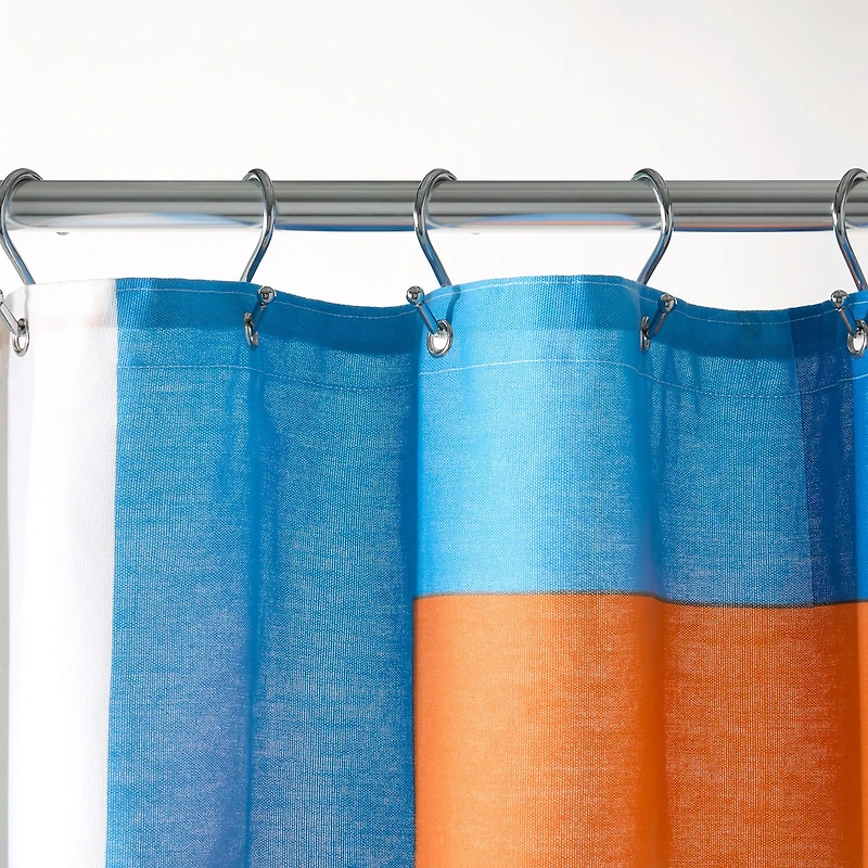 Town And Country Lucy Orange Shower Curtain