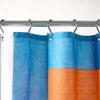 Town And Country Lucy Orange Shower Curtain