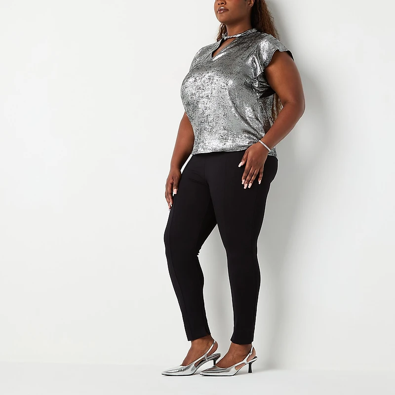Worthington Womens Plus Skinny Pant