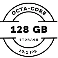 LINSAY® 10.1 Octa Core 128Gb Android 15 Tablet Ocean Case