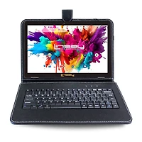 LINSAY® 10.1 Octa Core 128Gb Android 15 Tablet Keyboard