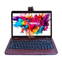 LINSAY® 10.1 Octa Core 128Gb Android 15 Tablet Croc Keyboard