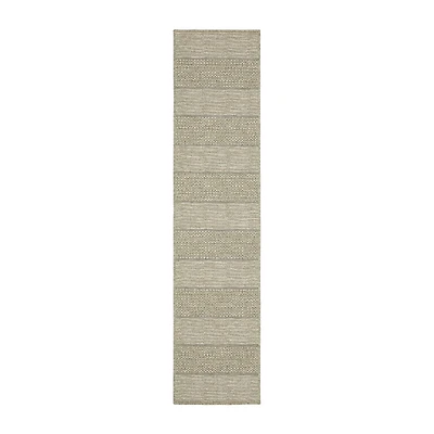 Covington Home Trinidad Stripe 22"X90" Indoor Outdoor Rectangular Runner