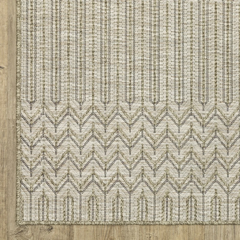 Covington Home Trinidad Woven Textures 36"X60" Indoor Outdoor Rectangular Accent Rug