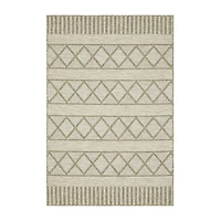 Covington Home Trinidad Geometric Stripes Indoor Outdoor Rectangular Area Rug