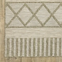 Covington Home Trinidad Geometric Stripes Indoor Outdoor Rectangular Area Rug