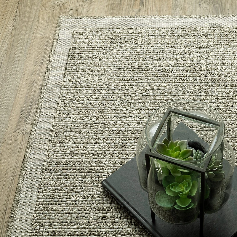 Covington Home Trinidad Textured Solid 22"X90" Indoor Outdoor Rectangular Runner