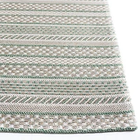 Martha Stewart Joan Stripe Water Resistant Indoor Rectangular Area Rug