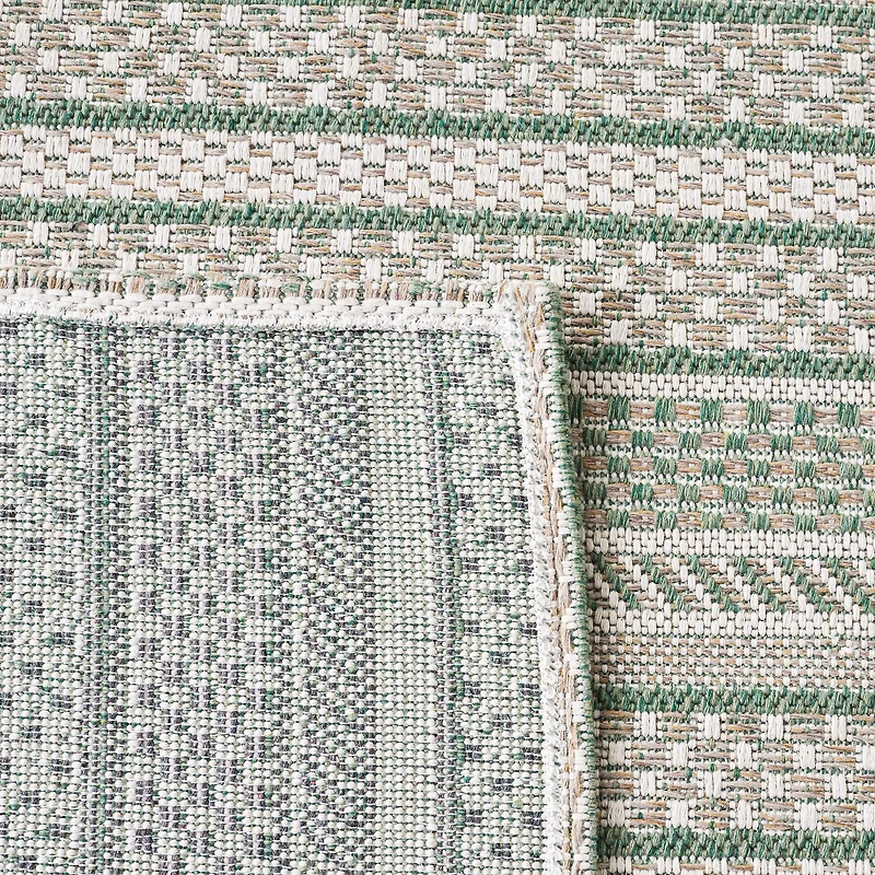 Martha Stewart Joan Stripe Water Resistant Indoor Rectangular Area Rug