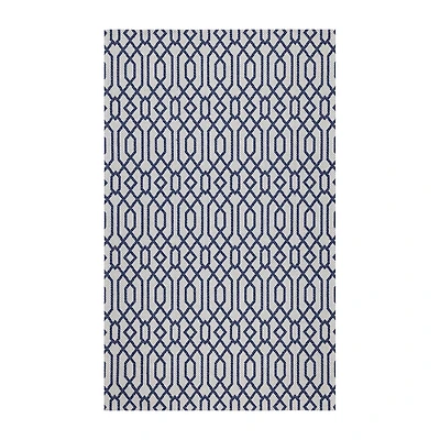 Martha Stewart Luna Geometric Water Resistant Indoor Rectangular Area Rug