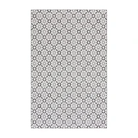 Martha Stewart Kalden Floral Water Resistant Indoor Rectangular Area Rug