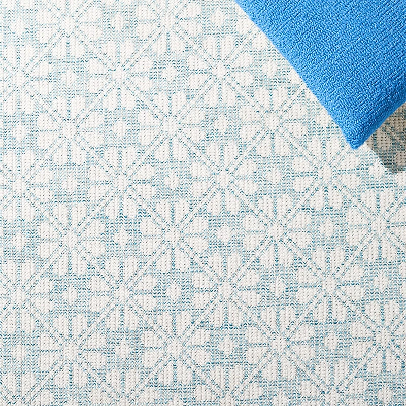 Martha Stewart Kalden Floral Water Resistant Indoor Rectangular Area Rug