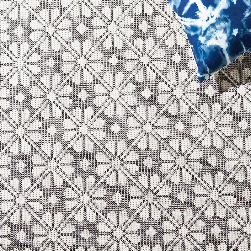 Martha Stewart Kalden Floral Water Resistant Indoor Rectangular Area Rug