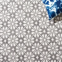 Martha Stewart Kalden Floral Water Resistant Indoor Rectangular Area Rug