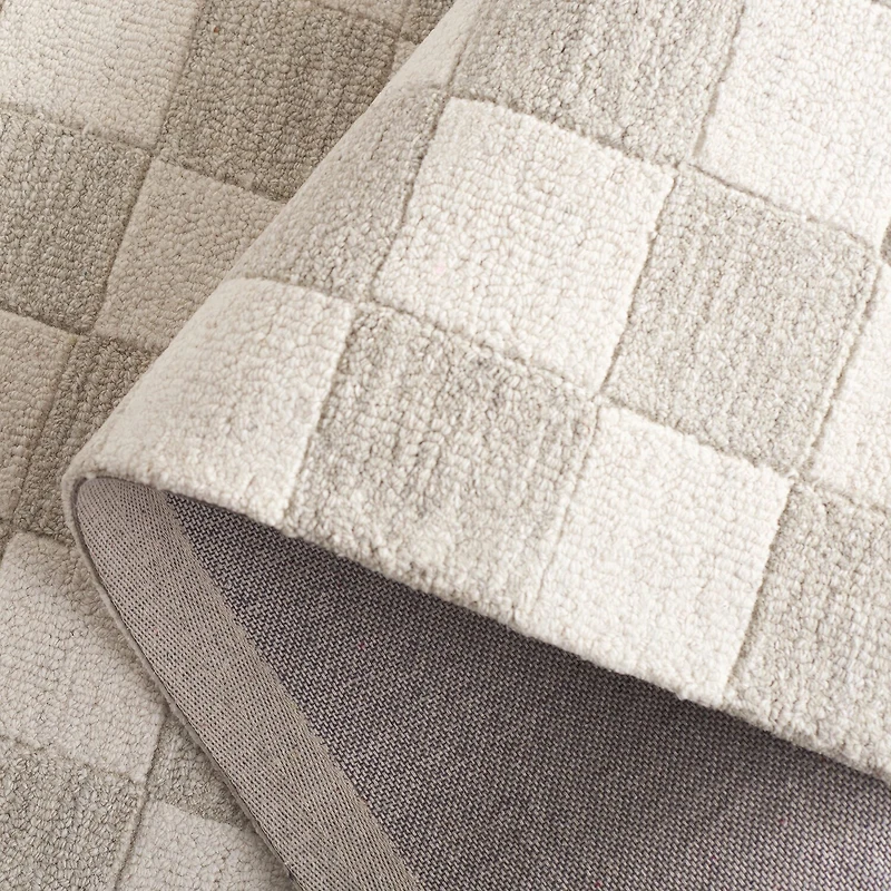 Martha Stewart Amrita Geometric Hand Tufted Indoor Rectangle Area Rug
