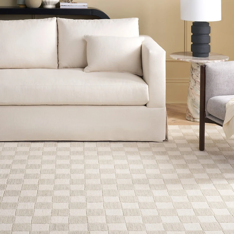 Martha Stewart Amrita Geometric Hand Tufted Indoor Rectangle Area Rug