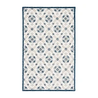 Martha Stewart Ivy Floral Hand Tufted Indoor Rectangle Area Rug