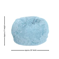 Dillion Bean Bag Furry Chair