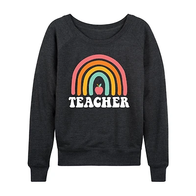 Teacher Womens Long Sleeve Regular Fit Graphic T-Shirt
