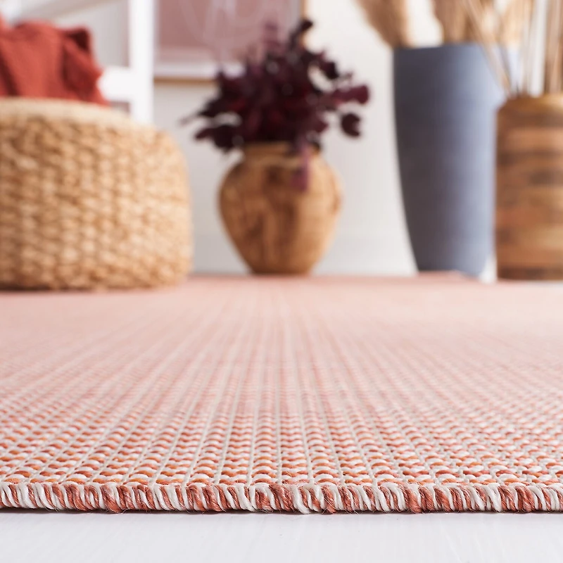 Martha Stewart Adira Geometric Water Resistant 6'5"X6'5" Indoor Square Area Rug"